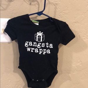 Gangsta wrapper onesie
